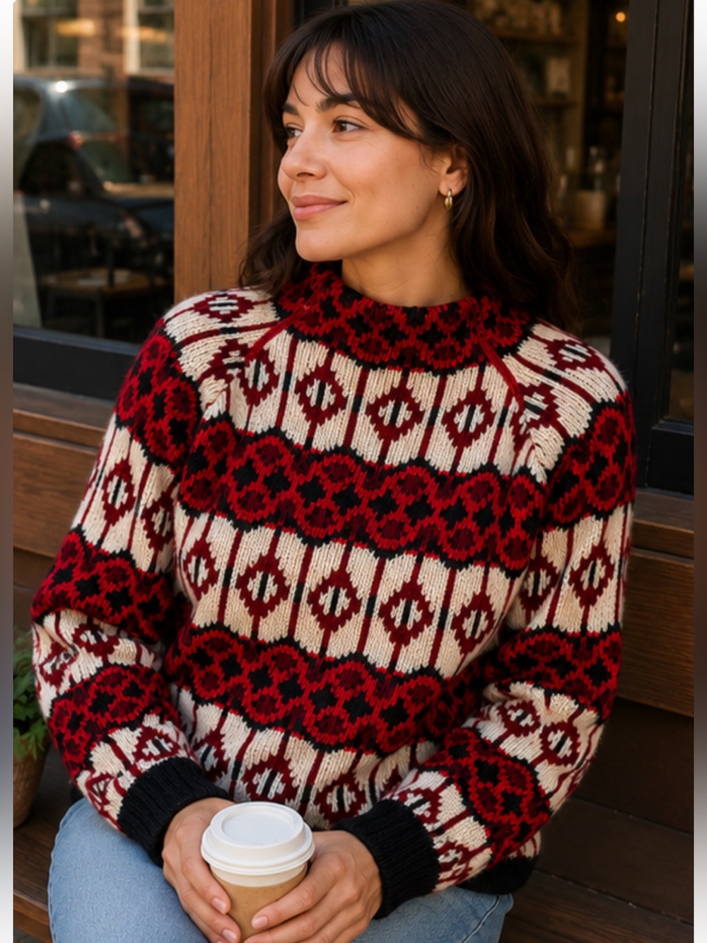 Vintage 60s/70s Champion Knitting Mills Montreal Nordic Sweater